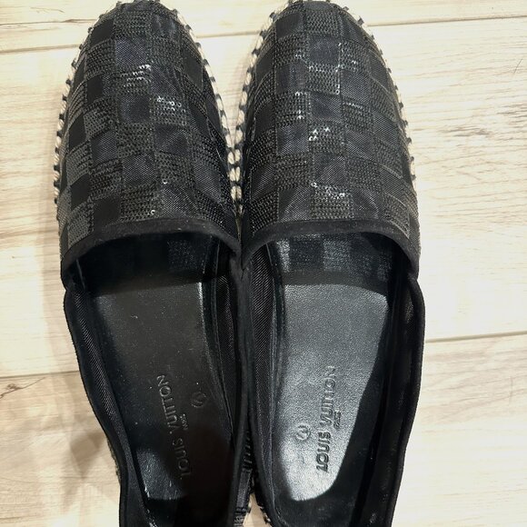 Louis Vuitton Black Espadrilles - Picture 1 of 10